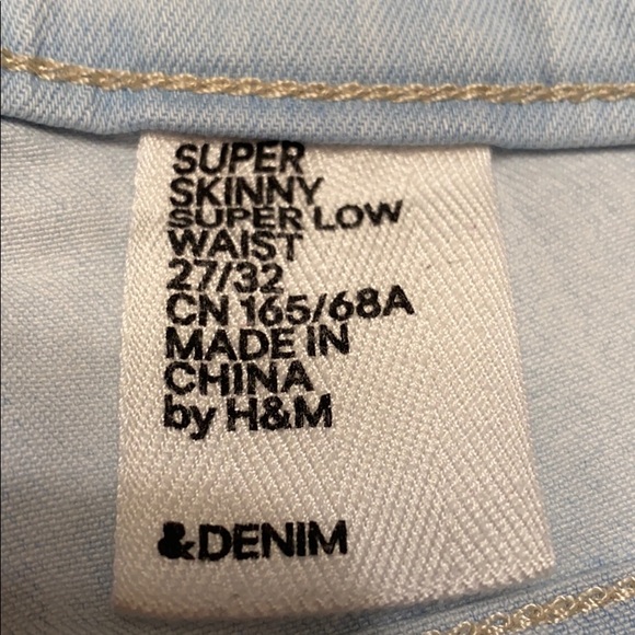 Denim super skinny super low waist jeans - Picture 6 of 6